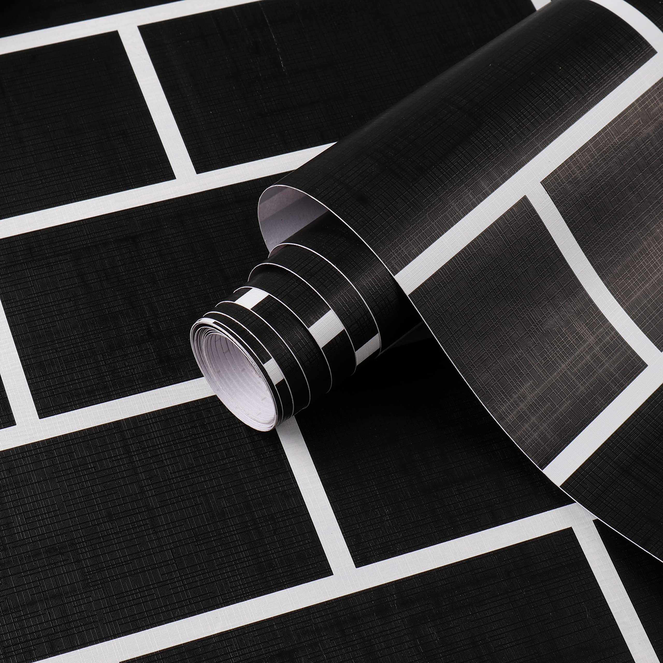 Buy Fiula Black Brick Wallpaper Brick Wallpaper Black Plaid Wallpaper