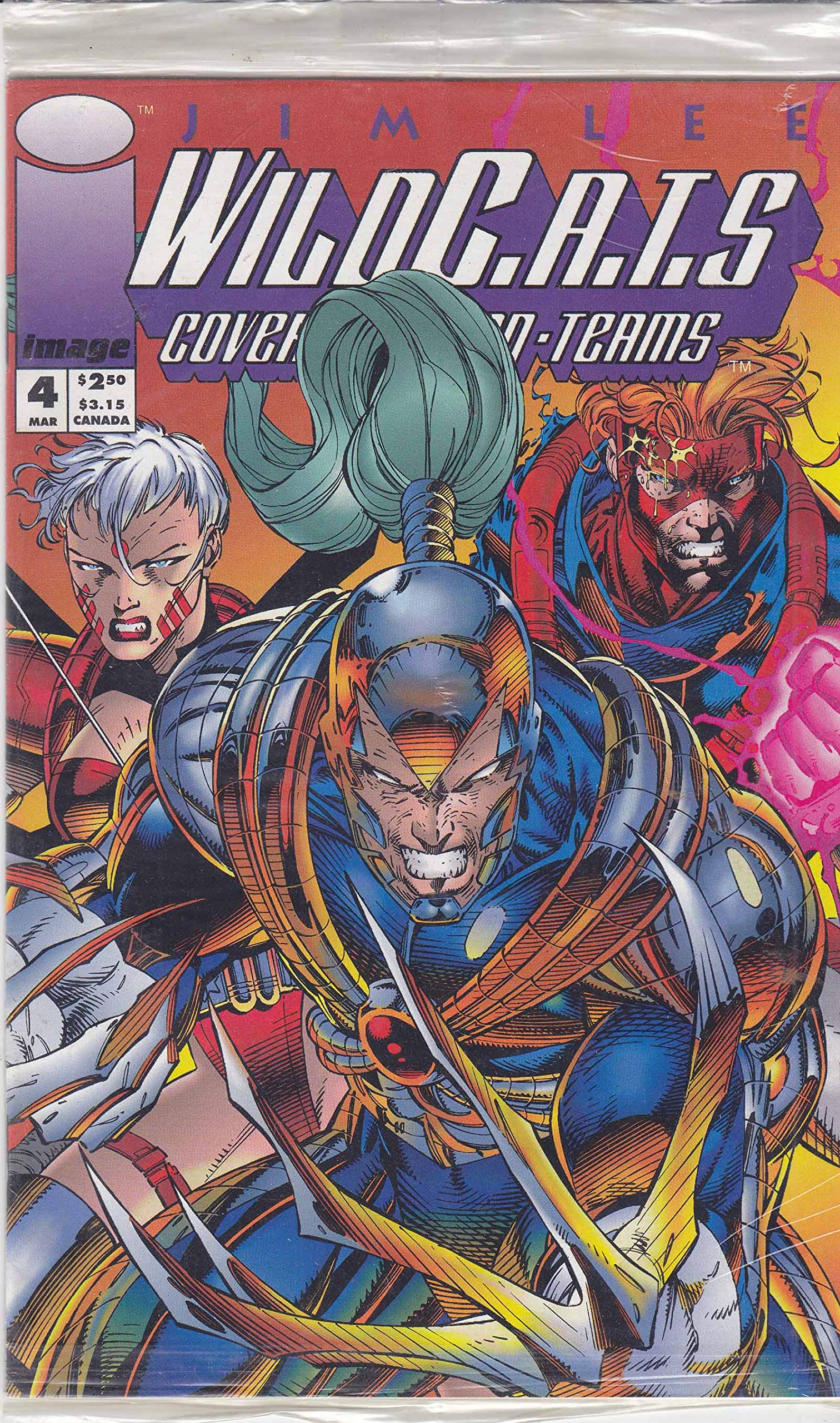 Amazon.com: WildC.A.T.s #4 (with card) VF ; Image comic book | Jim
