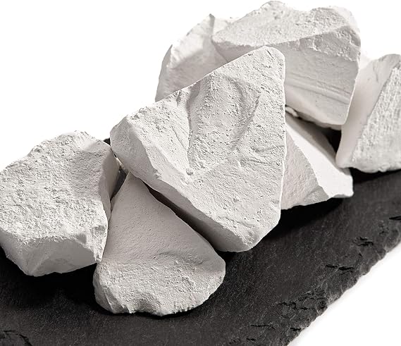 Edible Chalk -Natural,Crunchy Belgorod Chalk Chunks - Russian Organic Chalk for Bone Strength, Eating - Zero Additives, No Impurities - White 7oz (200g)