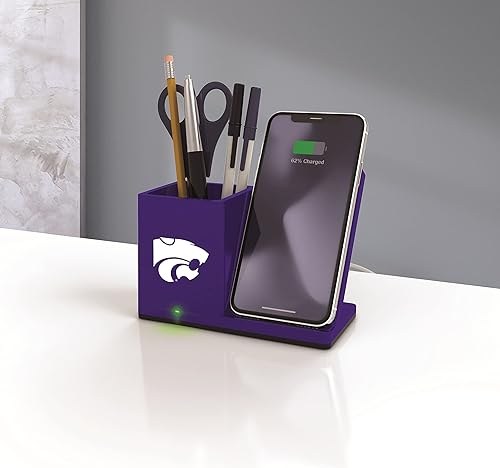 Miniatura 62 de SOAR NCAA - Soporte de carga inalámbrico unisex para teléfono celular y organizador de escritorio