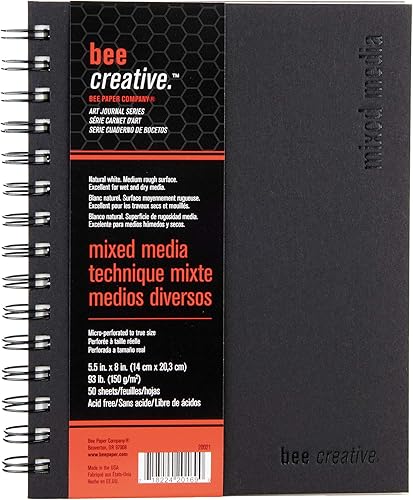 Miniatura 6 de Bee paper Company bee-20001 Creative libro de papel para marcadores.