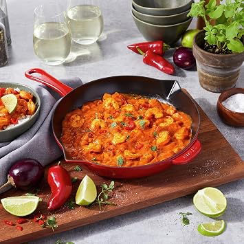 STAUB Cast Iron, Frying Pan, Cherry, 26 cm