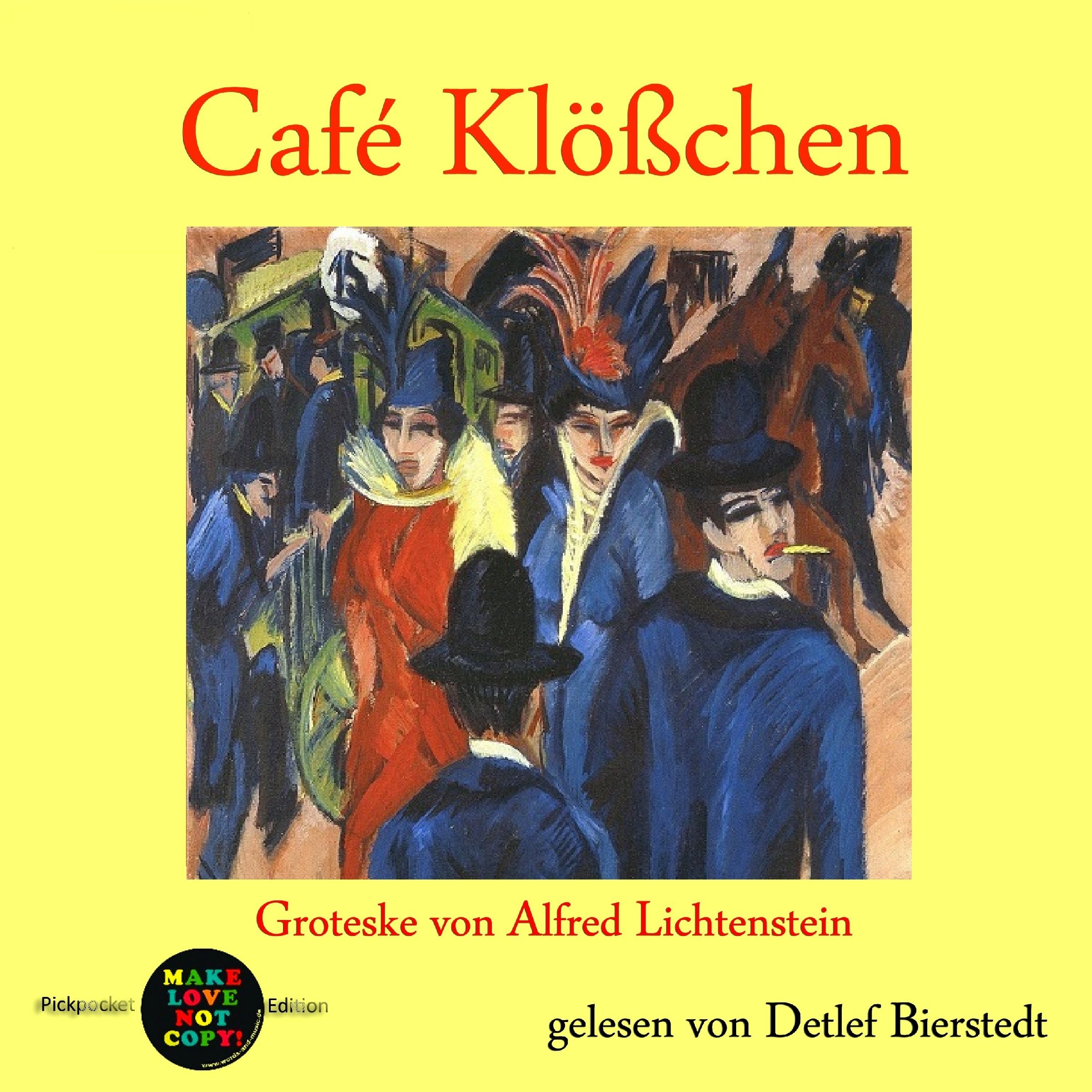 Cover art for Café Klößchen - Groteske von Alfred Lichtenstein