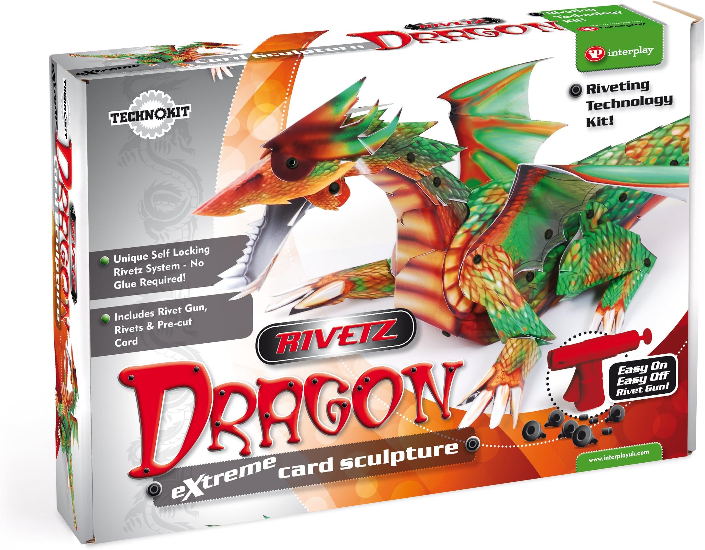 Rivetz Dragon Card Sculpture