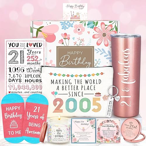 21st Birthday Gifts for Her Women 21 Year Old Birthday Gifts - 21st Birthday Gifts For Niece
