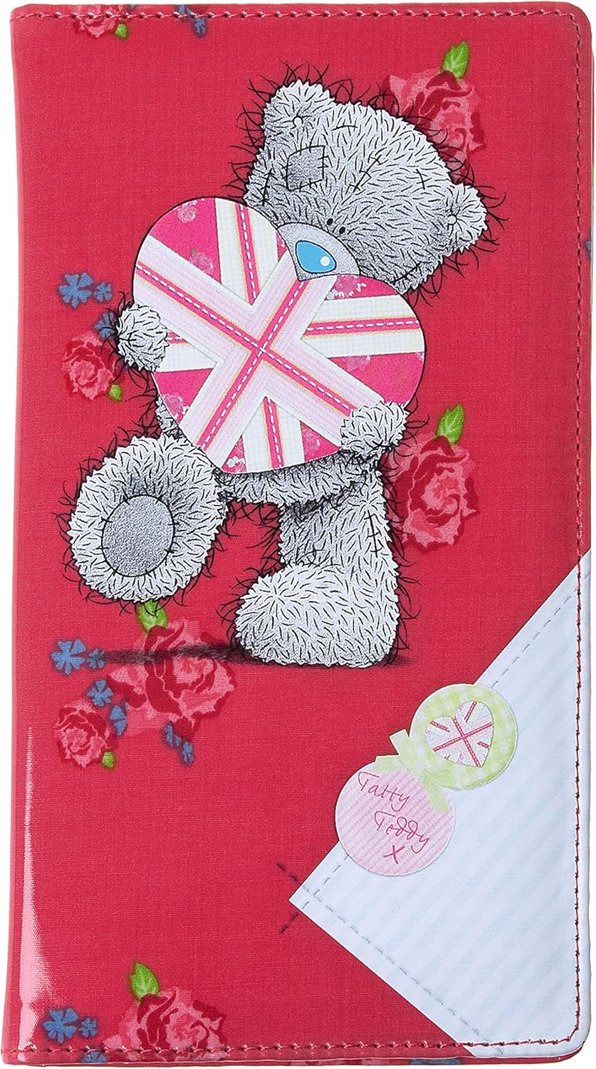 Carte Blanche Greetings Me to You Tatty Teddy Travel Document Passport Wallet, 22 cm, Pink