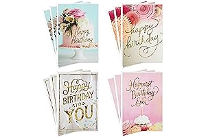 Hallmark Birthday Cards Assortment: The Perfect Way to Celebrate with Balloons, Cake, and Flowers