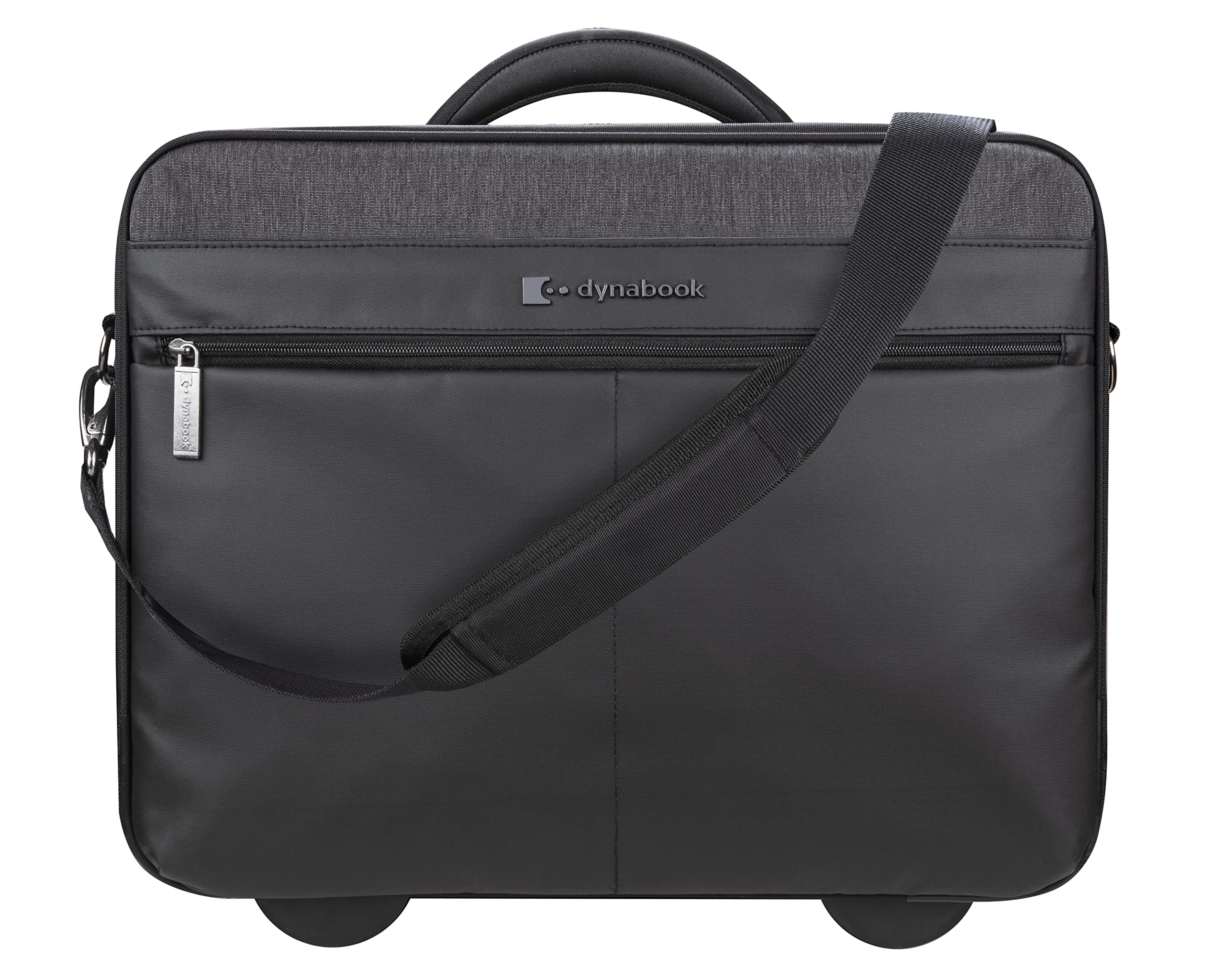 dynabook Ultimate torba podróżna na laptopa 15,6" z kółkami - wyściełana walizka do noszenia z przegrodą na laptopa, szara, szary