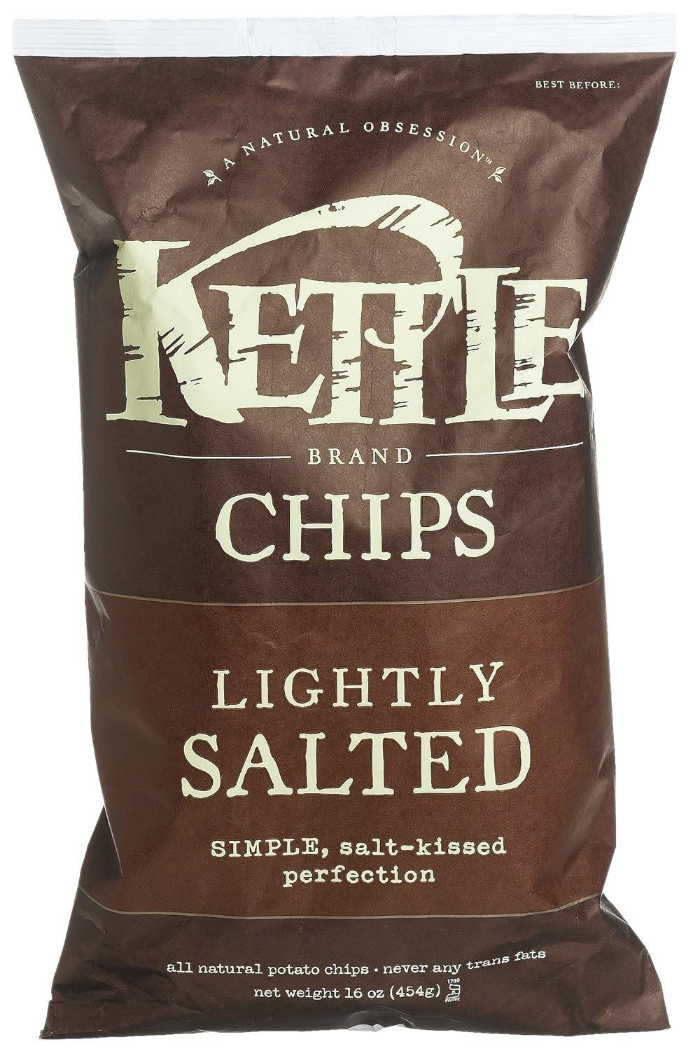 Kettle Chips Lightly Salted, 15Ounce Bags (Pack of 9)