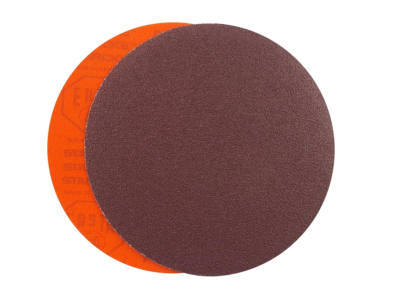 8 inch Sanding Discs Hook and Loop Round Sand Paper Disc 80 Grit, 25 Pack Brown Aluminum Oxide Hook and Loop Sanding Discs, Sandpaper Auto Body Sandpapers for Wood, Paint, Metal & Plastics