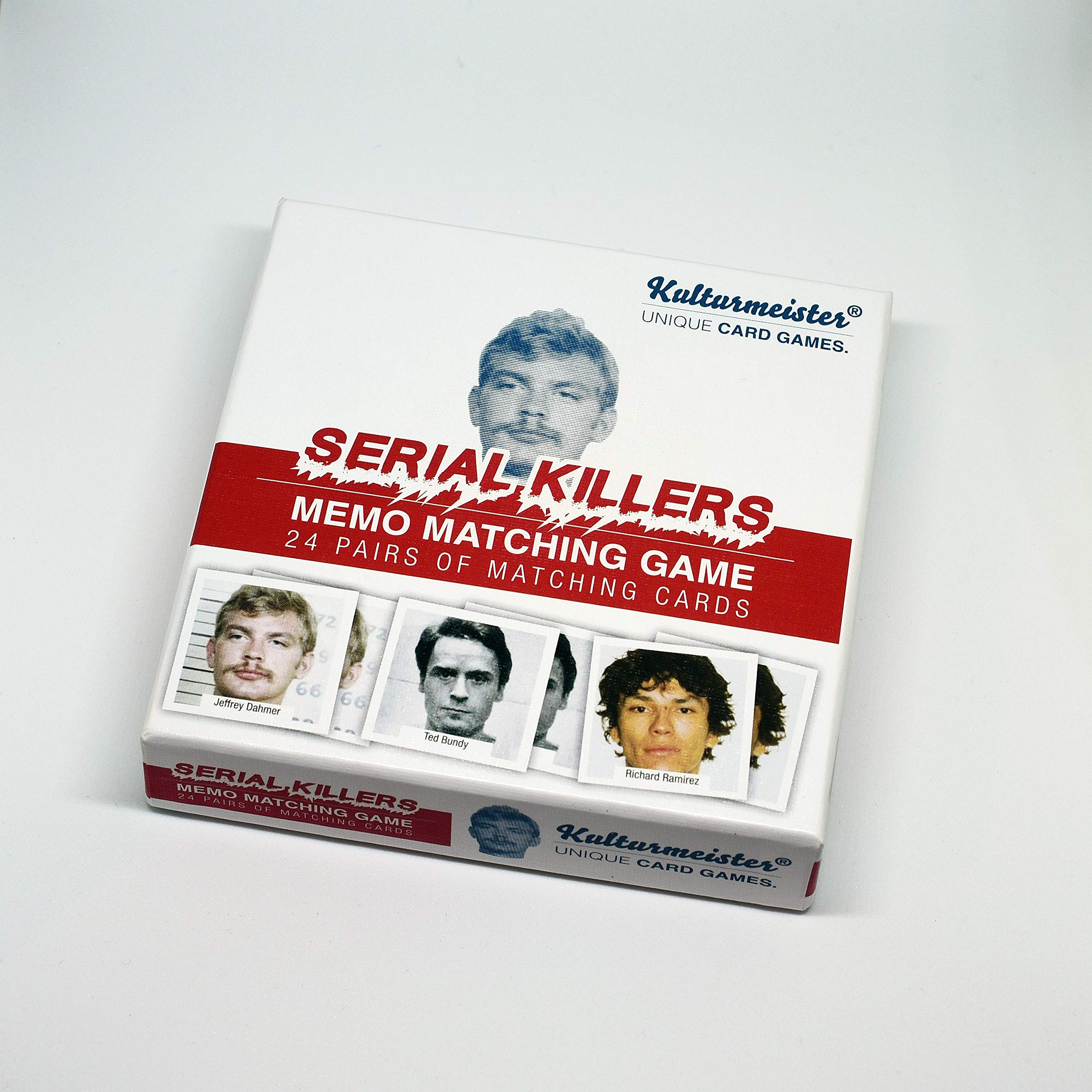 Kulturmeister Notorious Serial Killers - A Thrilling Memo Match Game!