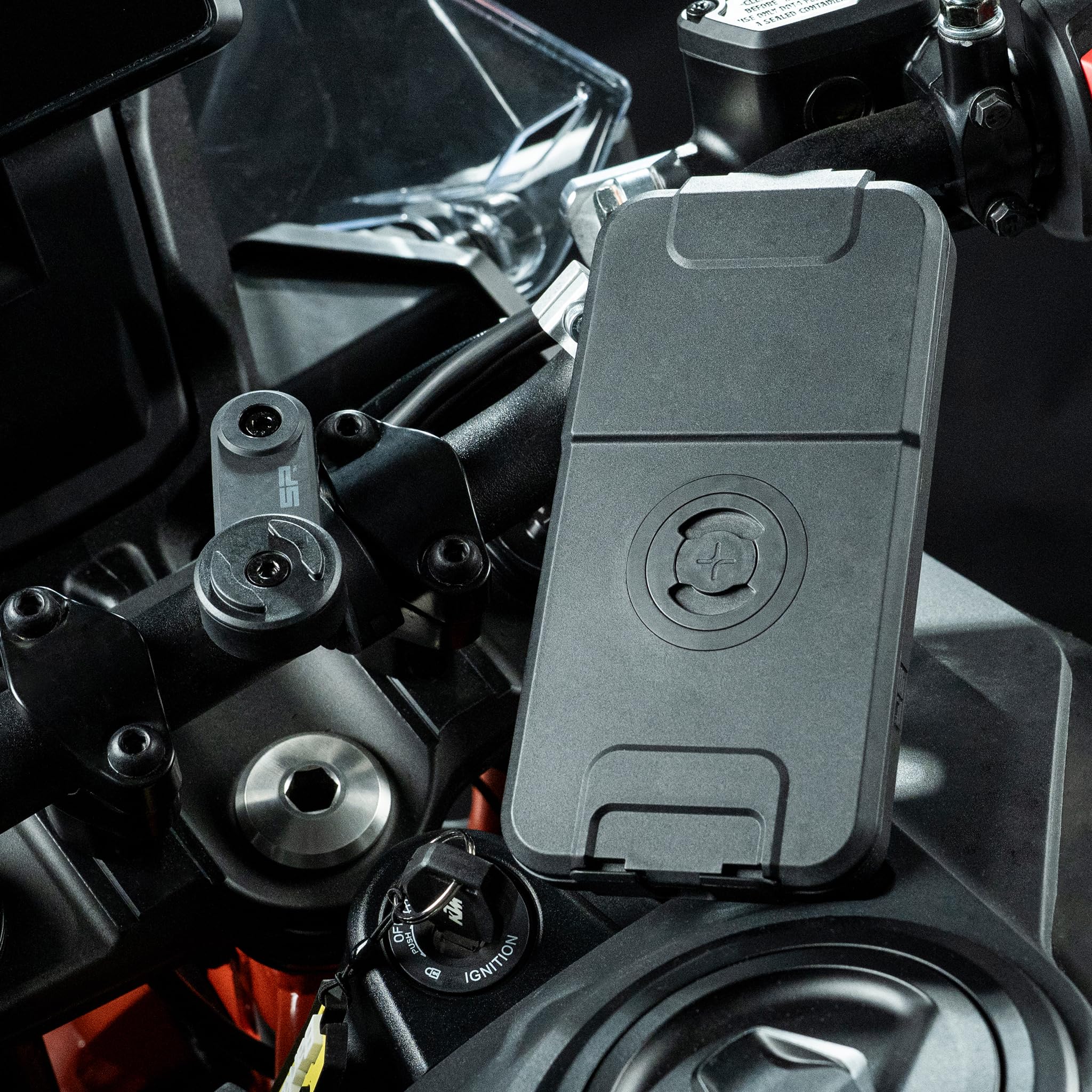 SP CONNECT Moto Bundle Universal Phone Case LT XL | SPC+ | Supporto universale per telefono per moto, bicicletta, ciclomotore e scooter, supporto per smartphone e navigatore da viaggio