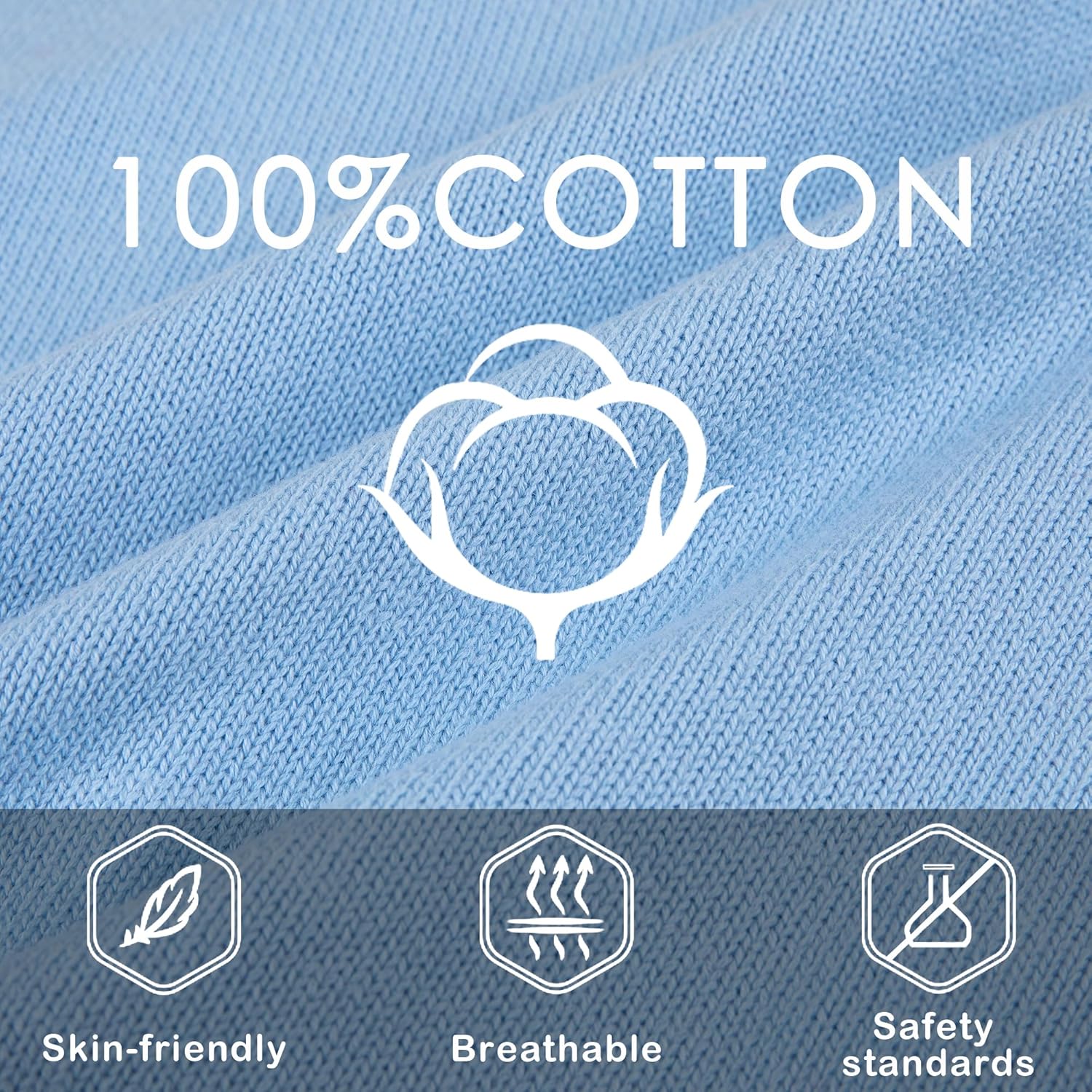 BOBOYOYO Boys Sweater Vest 100% Cotton School Uniform Vest Kids Button Cardigan Vest for Boys Girls Childrens Toddler - Image 6