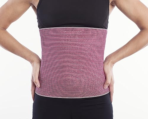 #1 Sport Pro - Cinturón de calentamiento de algodón de lana que alivia el dolor de espalda, apoya la compresión lumbar y muscular óptima para