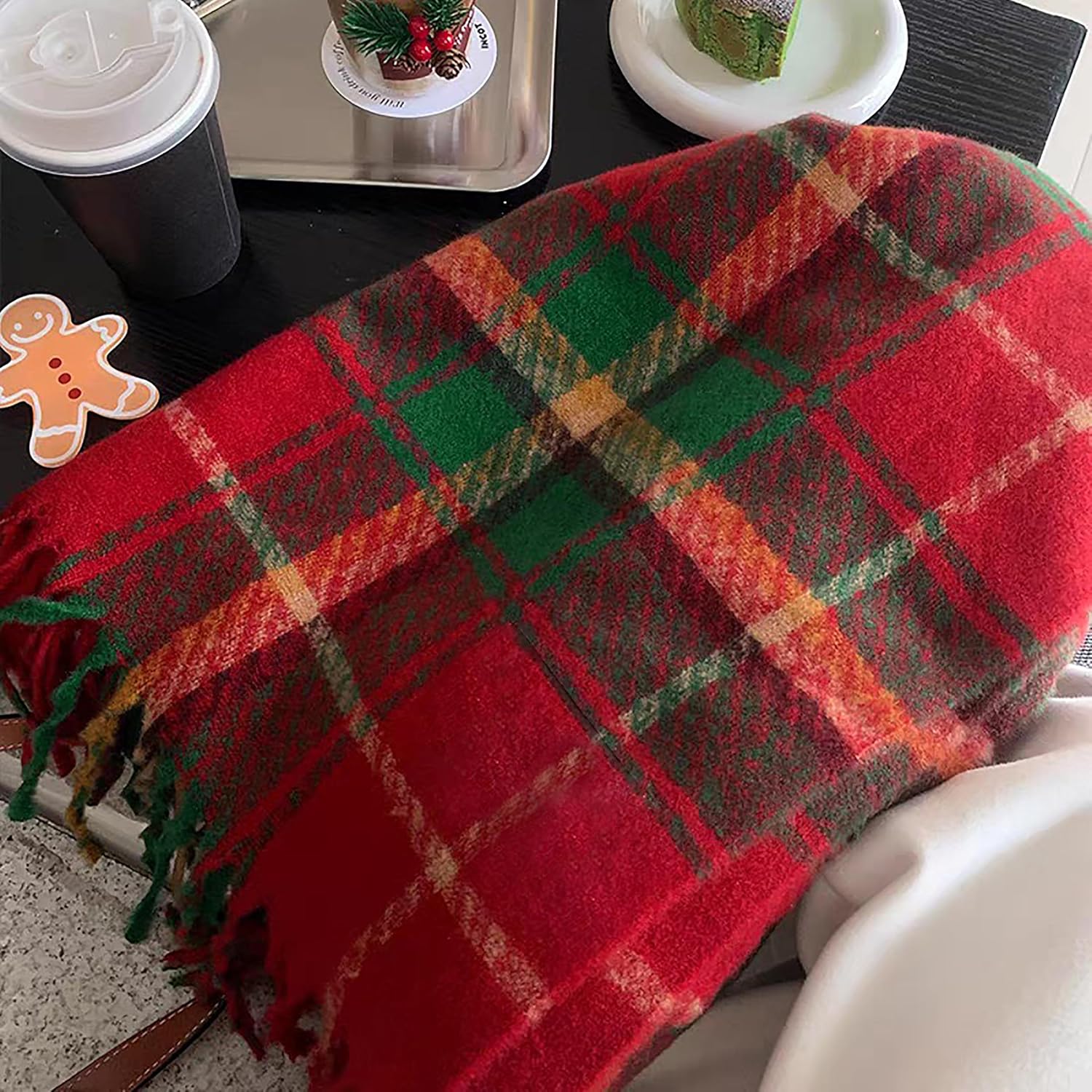 Winter Pashmina Shawl Wraps for Women Silky Scarfs Travel Blanket for Evening Dress Wedding - Image 6