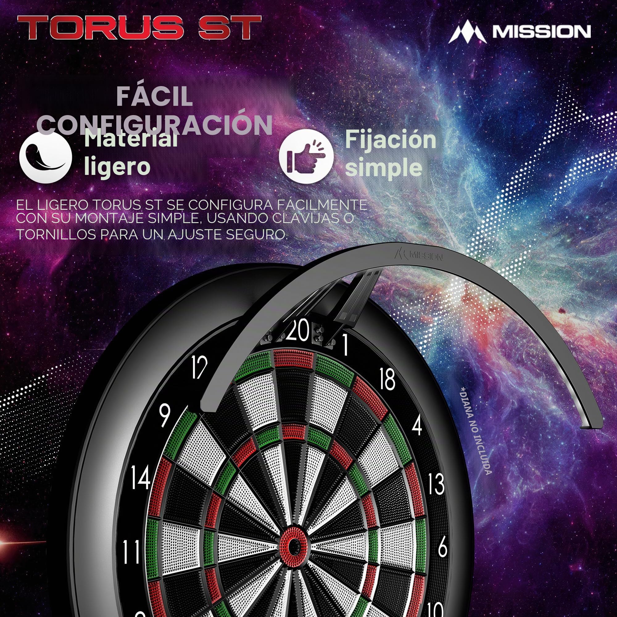 Mission Torus ST Iluminación para Dianas Electrónicas