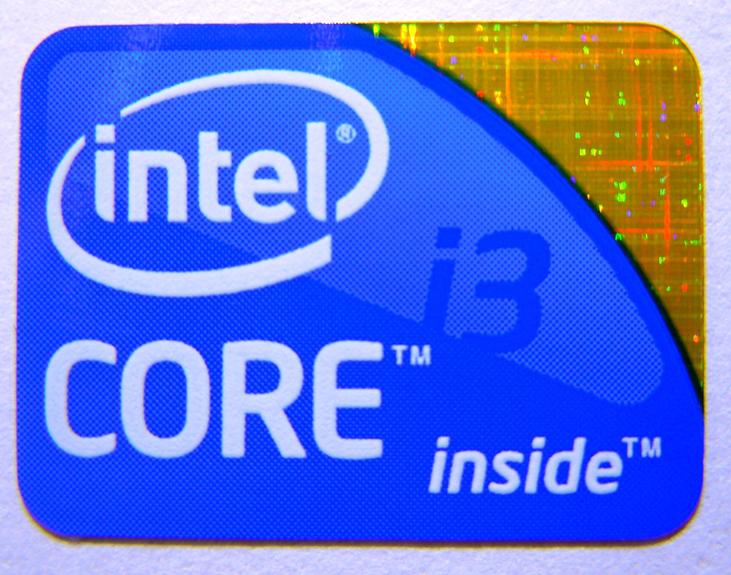 VATH Sticker Compatible with Intel Core i3 Inside 15.5 x 21mm [235]