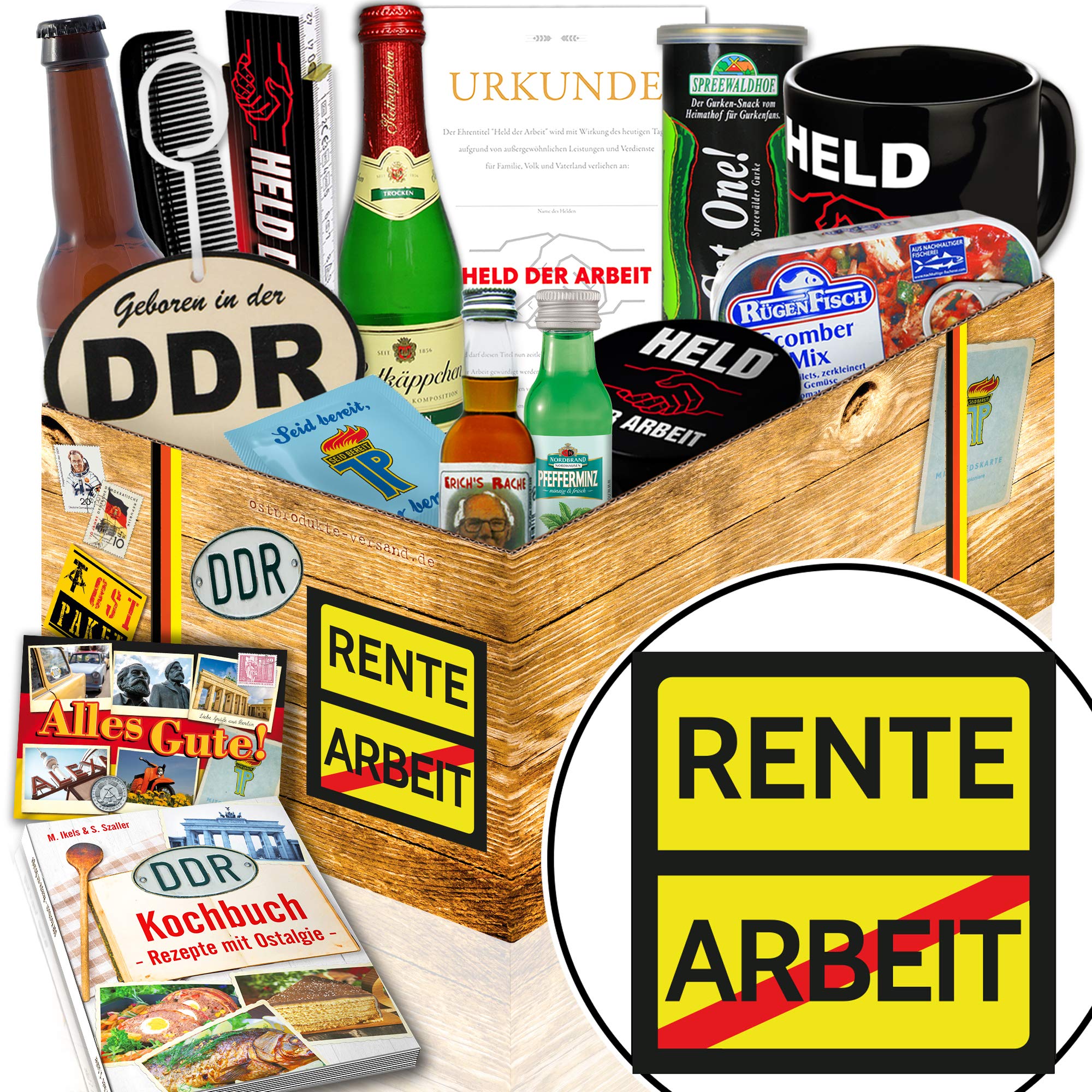 Rente - Ruhestand Geschenk Frauen - Ostpaket Männer