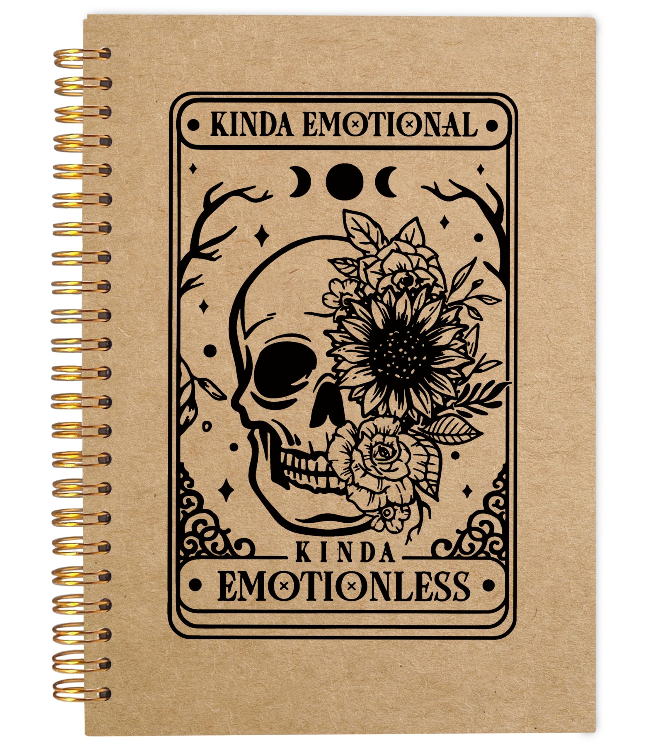 Journal de sorcière floral Ecezatik carnet de notes kraft pour vos rituels