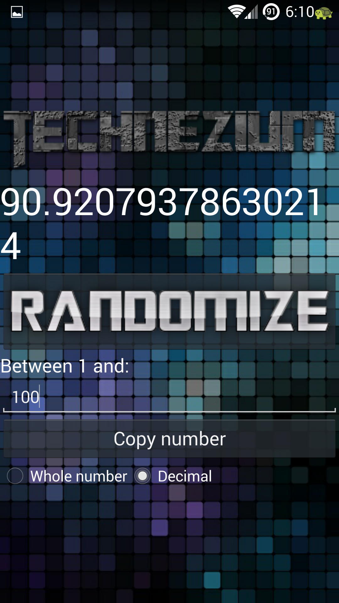 Random Number Generator - App on Amazon Appstore