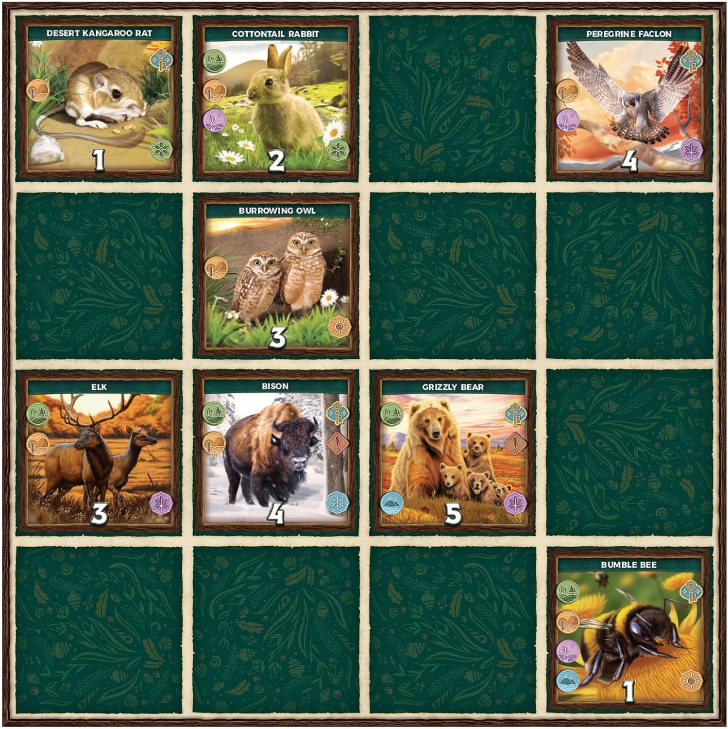 Keystone: North America Board Game | Family Board Game | Educational Board Game About North American Animals and Ecosystems | for 1-4 Players