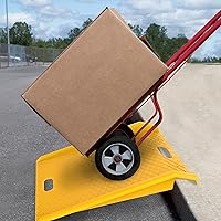 Vista 8 de Rampa para bordillo - Rampa portátil resistente con capacidad de peso de 1000 libras - para carretillas de muebles, carretillas de mano o carritos