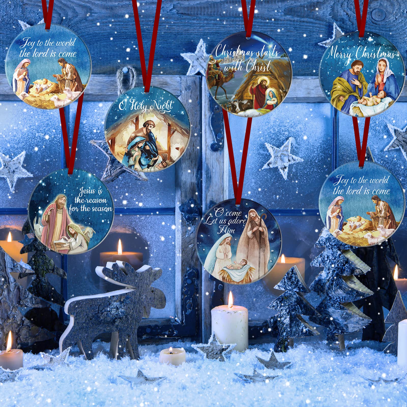 Amazon.co.jp: Karenhi 6個 クリスマス キリスト降誕 シーン