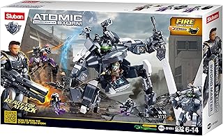 لعبة بناء مكعبات اتوميك ستورم (سوورد ماستر) شو يور بليد - 632 قطعة للأطفال بعمر 6 سنوات وما فوق من سلوبن، بلاستيك