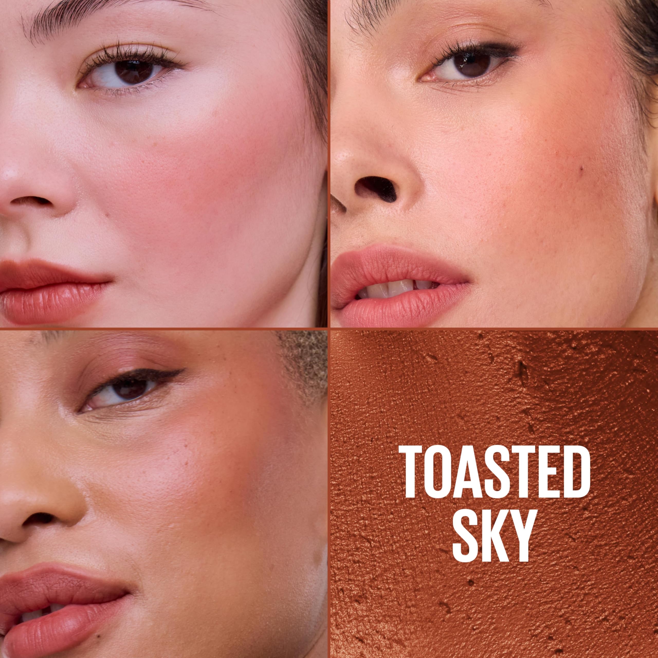 Maybelline Cloudtopia Blush & Lip Mousse - Toasted Sky -3