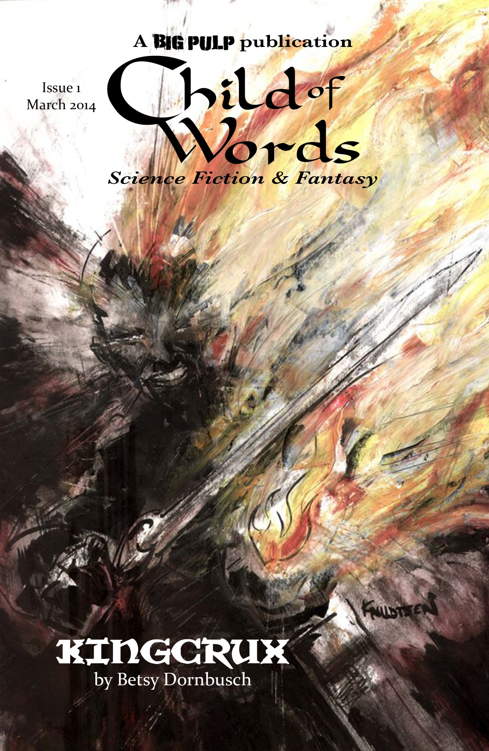 Cover of Child of Words, #1, March 2014
