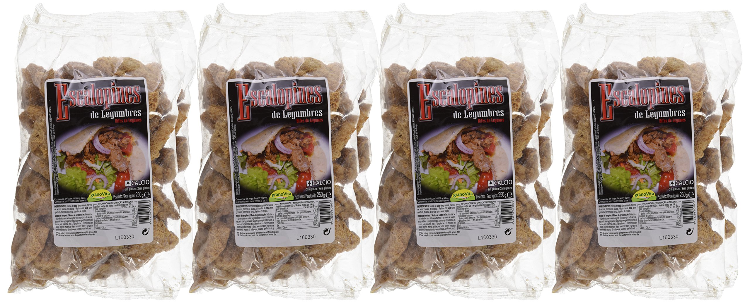 Granovita Escalopines de Legumbres - 250 gr - [Pack de 8]