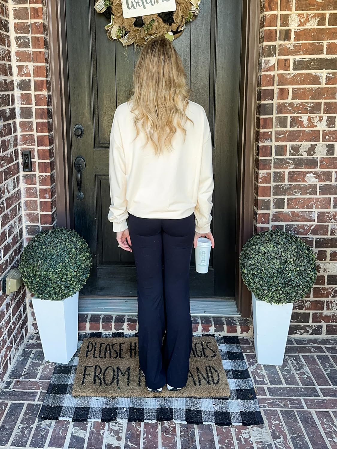 LOTUCY Womens Aunt Sweatshirt Cool Aunt Crewneck Sweatshirt Auntie Letter Print Long Sleeve Pullover Top - Image 5