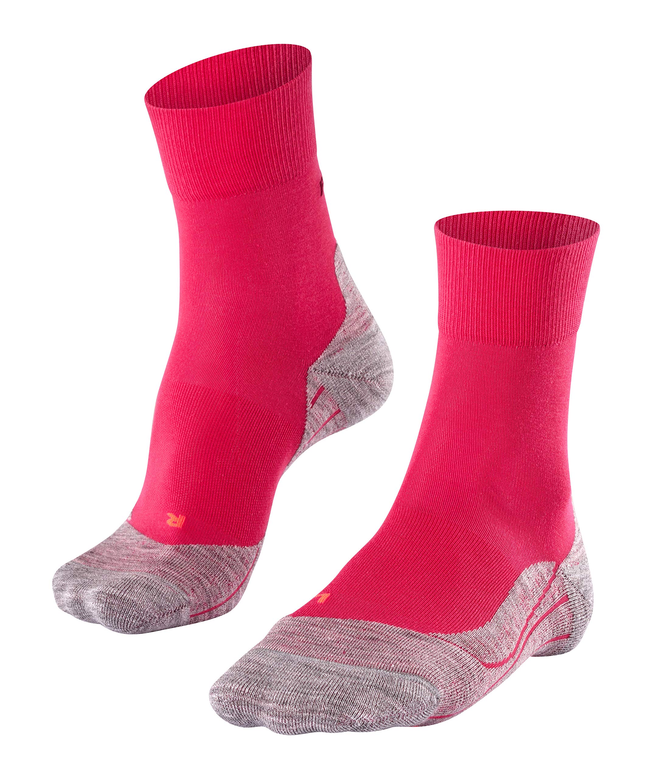 FALKE Women's RU4 Endurance W So Cotton Anti-Blister 1 Pair Running Socks, Red Rose 8564, 5.5-6.5