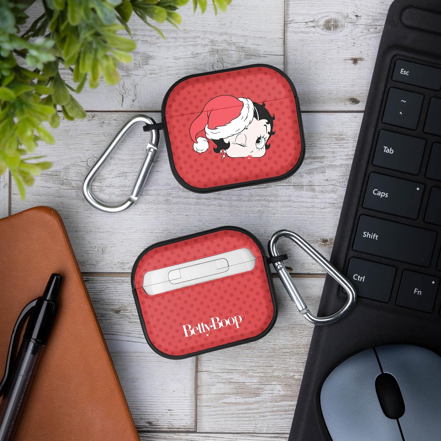 Affinity Bands Betty Boop Christmas HDX Case Cover Compatible with Apple AirPods Gen 3 (Christmas)