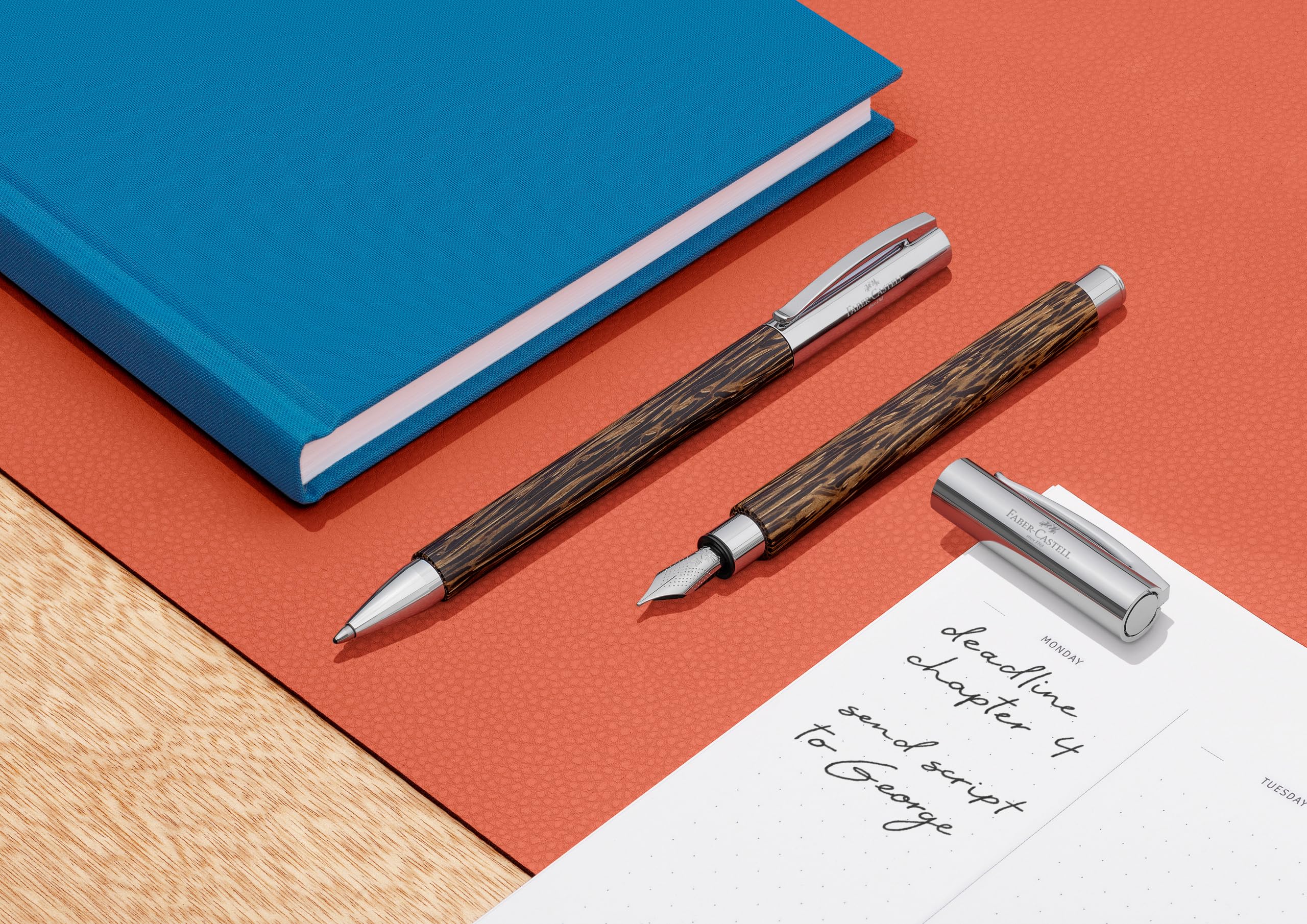 Amazon.com : Faber-Castell AMBITION 148170 Coconut Wood Fountain