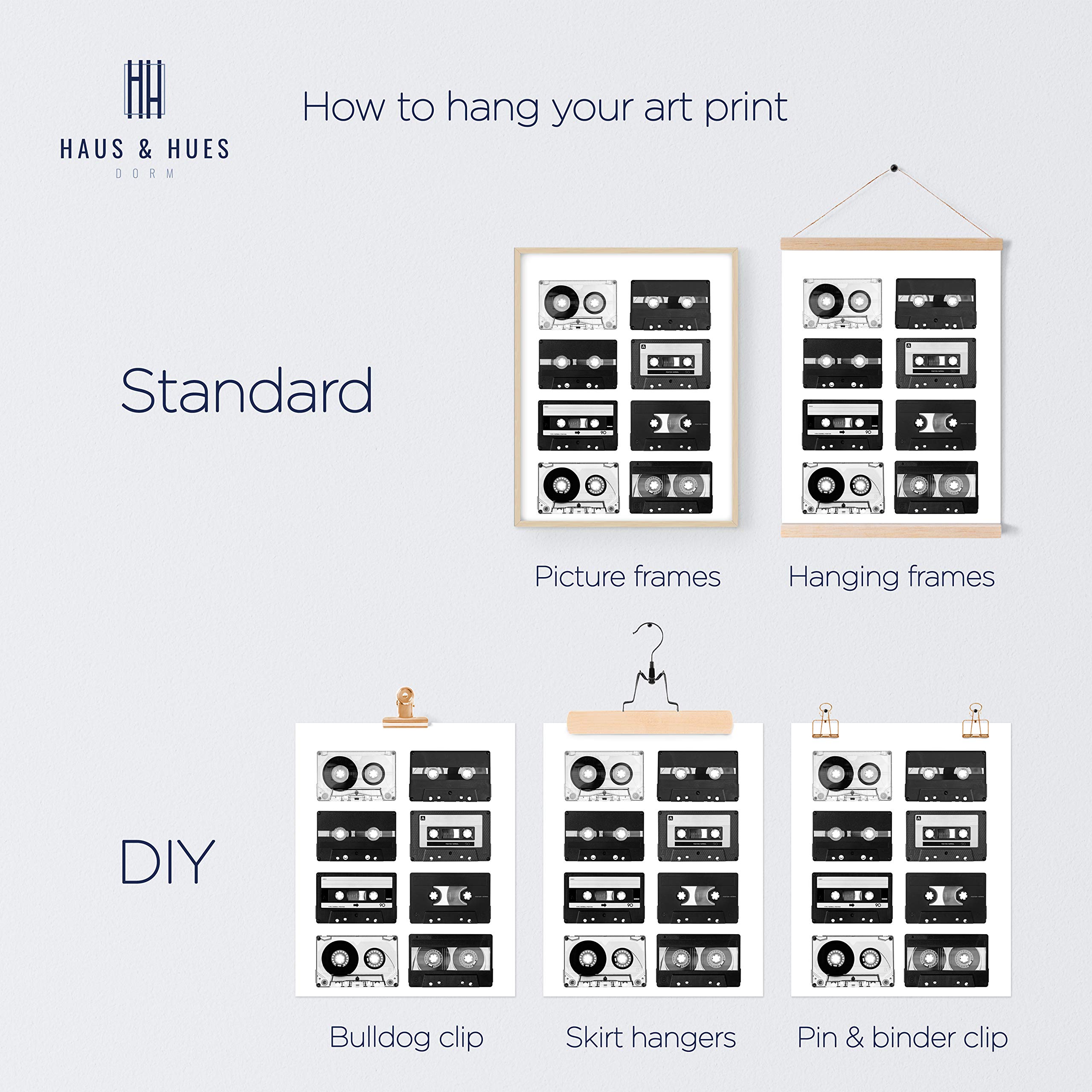 Cassette Tape Posters for Room Aesthetic 90s By Haus and Hues Retro Posters Vintage Posters