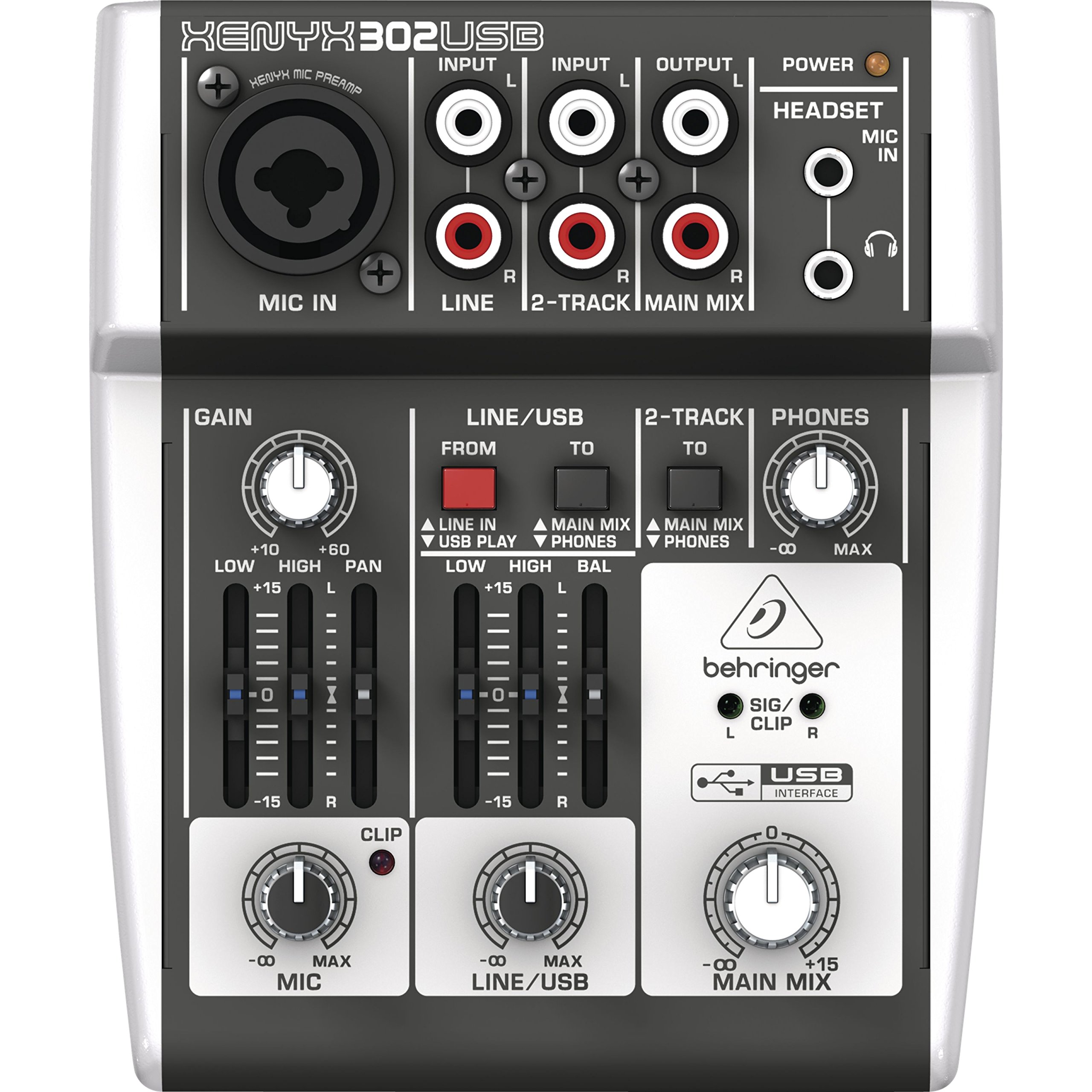 XENYX 302 USB - Mixer analogico