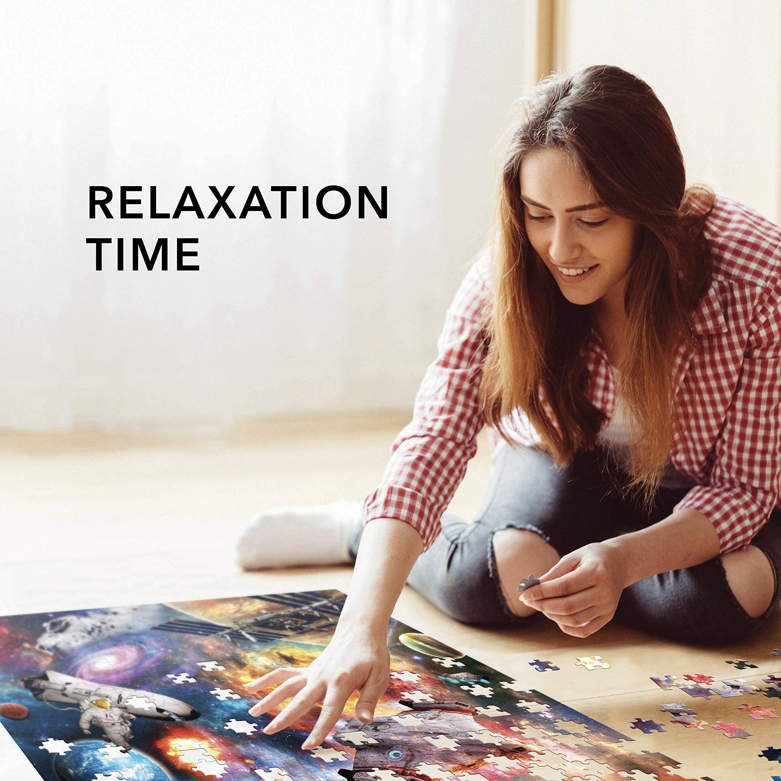 Milky Way Galaxy 1000 Piece Puzzle for Adults - Space/Solar System Theme - 20" x 27" - 3 Fun Bonus Items by LetsPuzl - Image 7