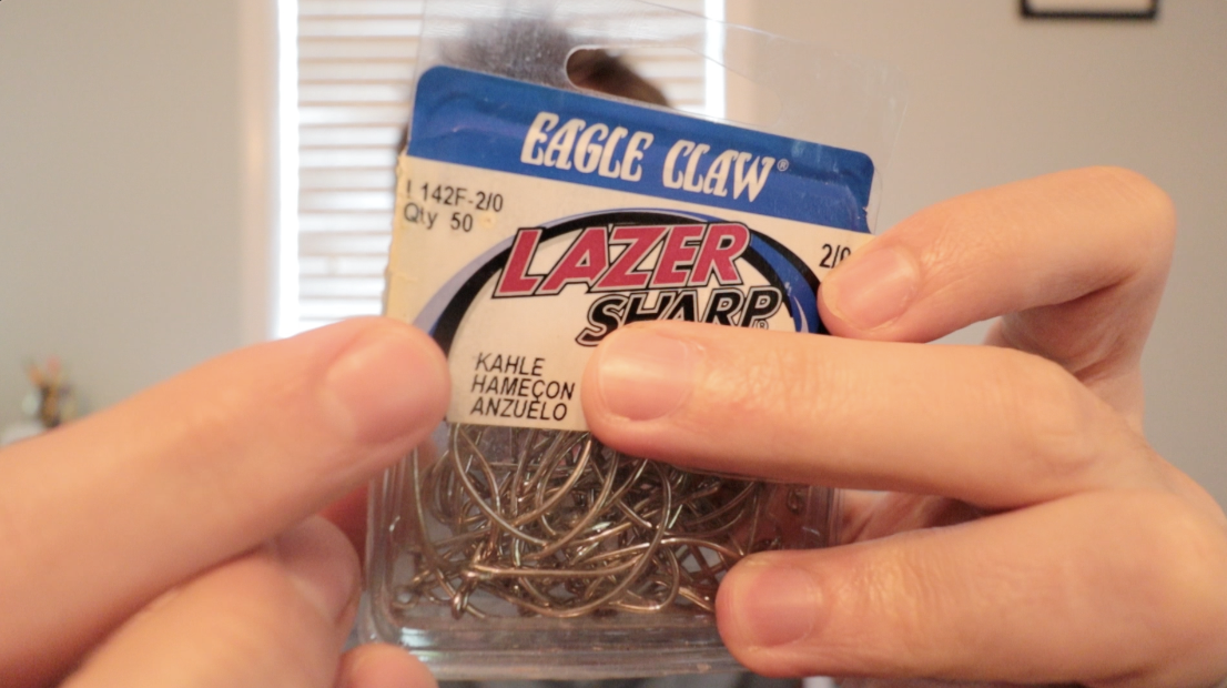Eagle Claw Laser Sharp Kahle Offset Fishing Hooks 2/0