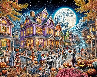 Comprar Vermont Christmas Company - Rompecabezas de 1000 piezas de Halloween, piezas grandes, piezas totalmente entrelazadas y aleatorias, 30 x 24 pulgadas