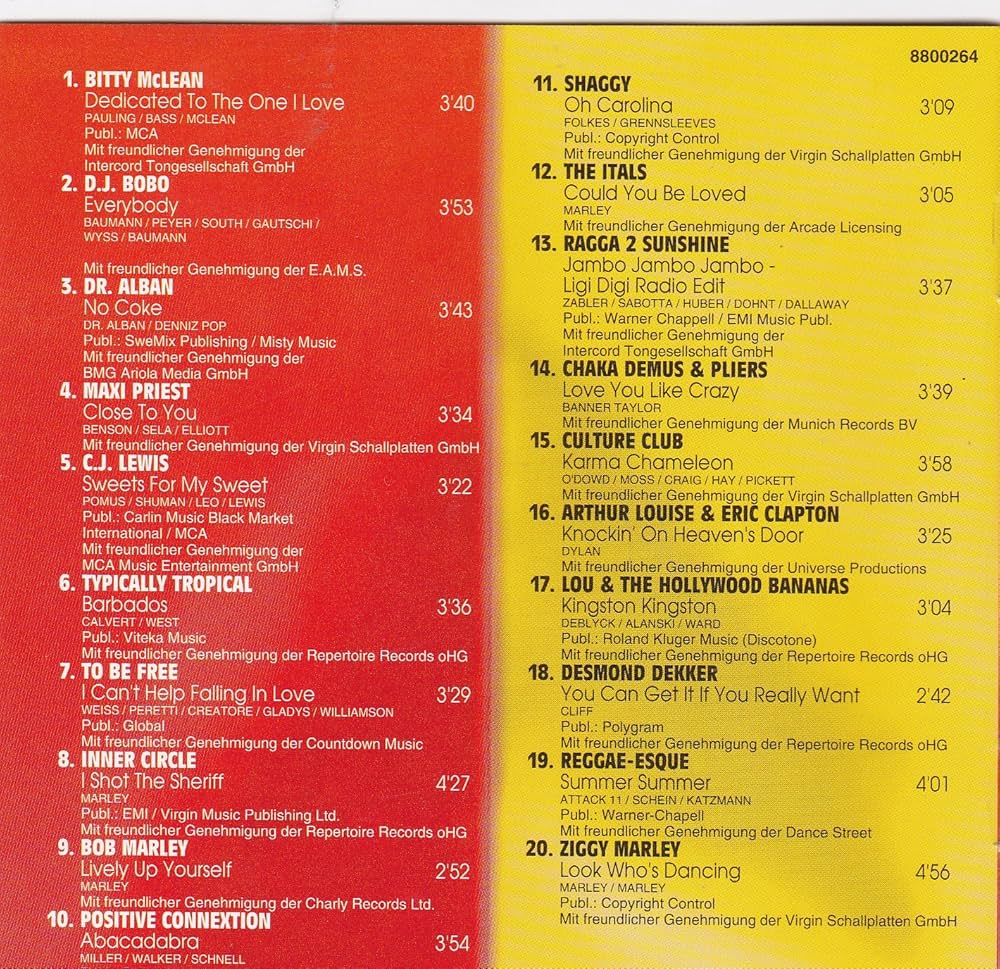 Reggae Dance (1994) - Amazon.com Music