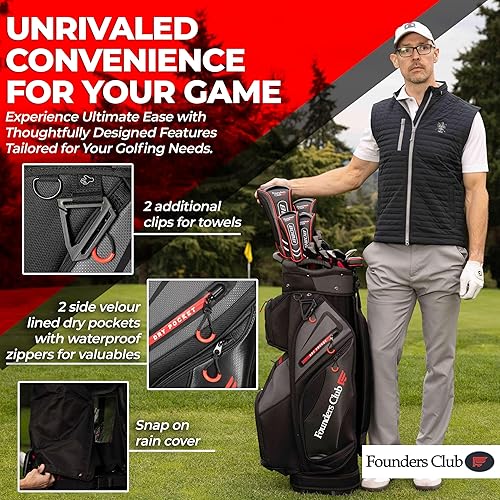 Miniatura 6 de Founders Club Colorado Golf - Bolsa divisora de longitud completa de 14 vías