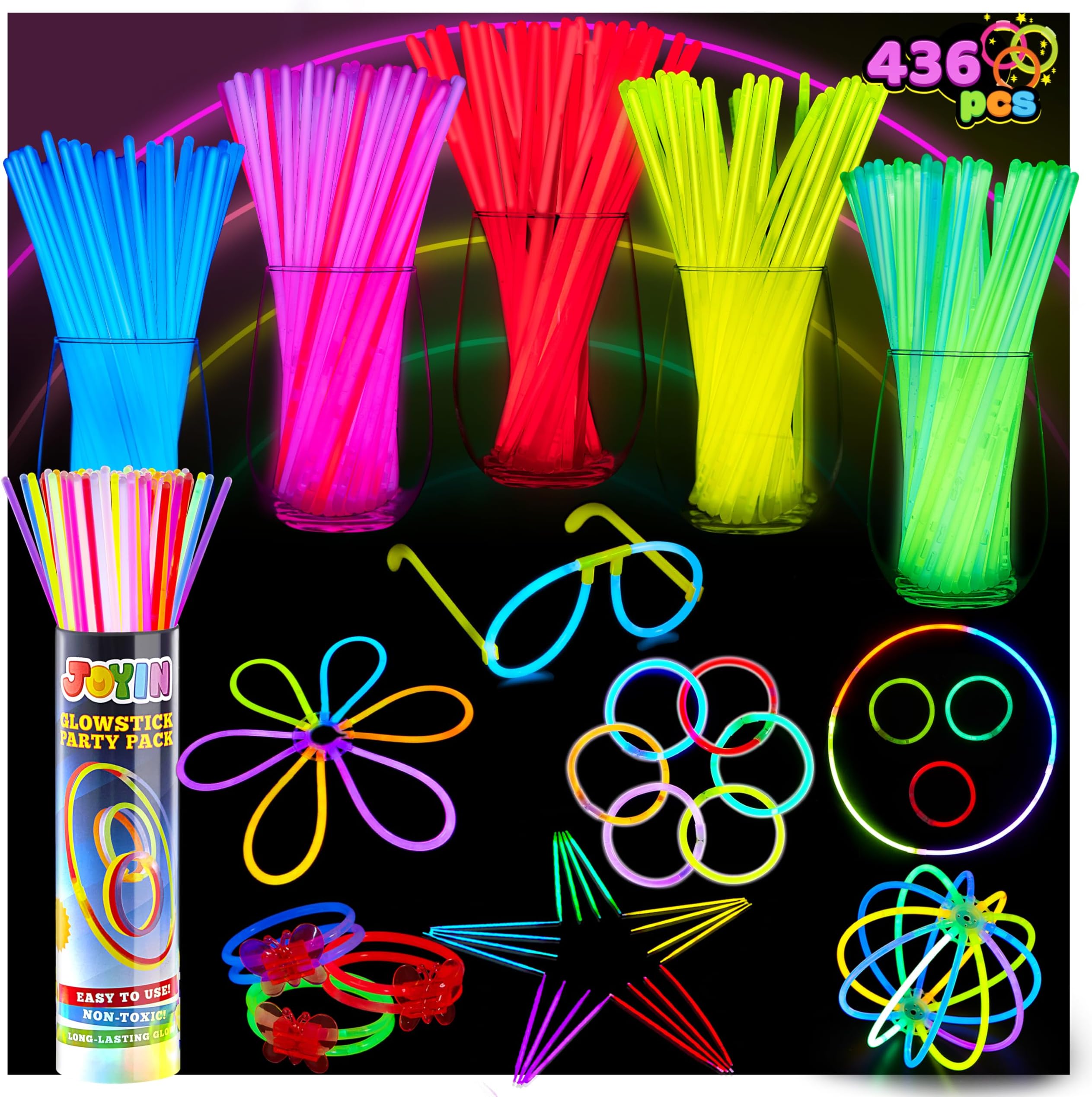 8" Glowsticks Bracelets & Necklaces