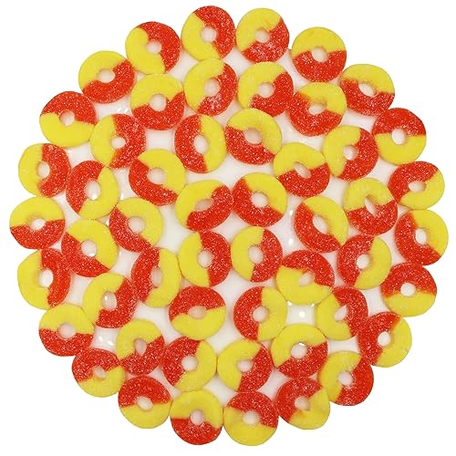 American Best Food Anillos de goma (melocotón, 2.5 libras (paquete de 1))