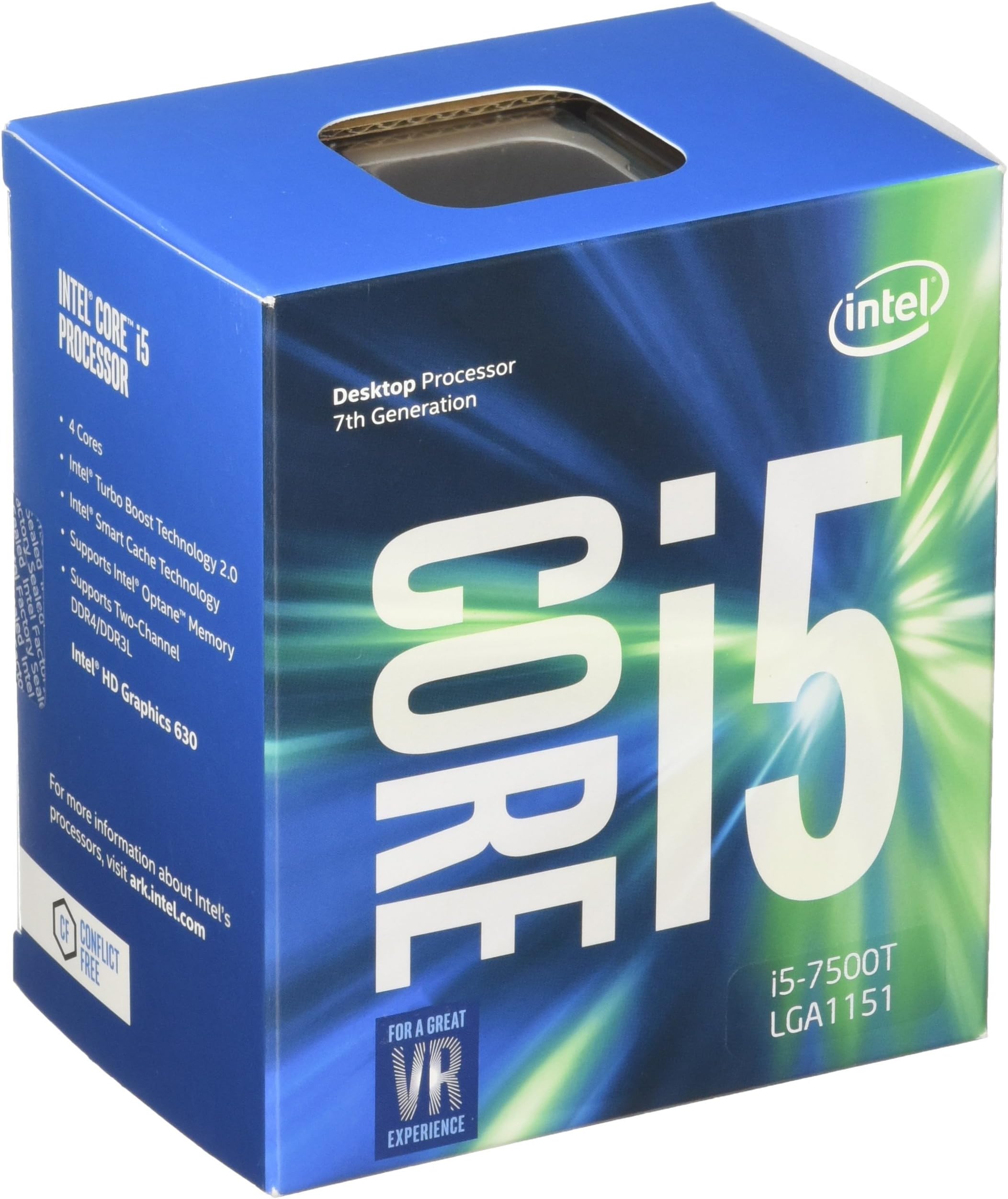 Intel 7th Generation Core i5-7500T Processor OEM (Renewed)