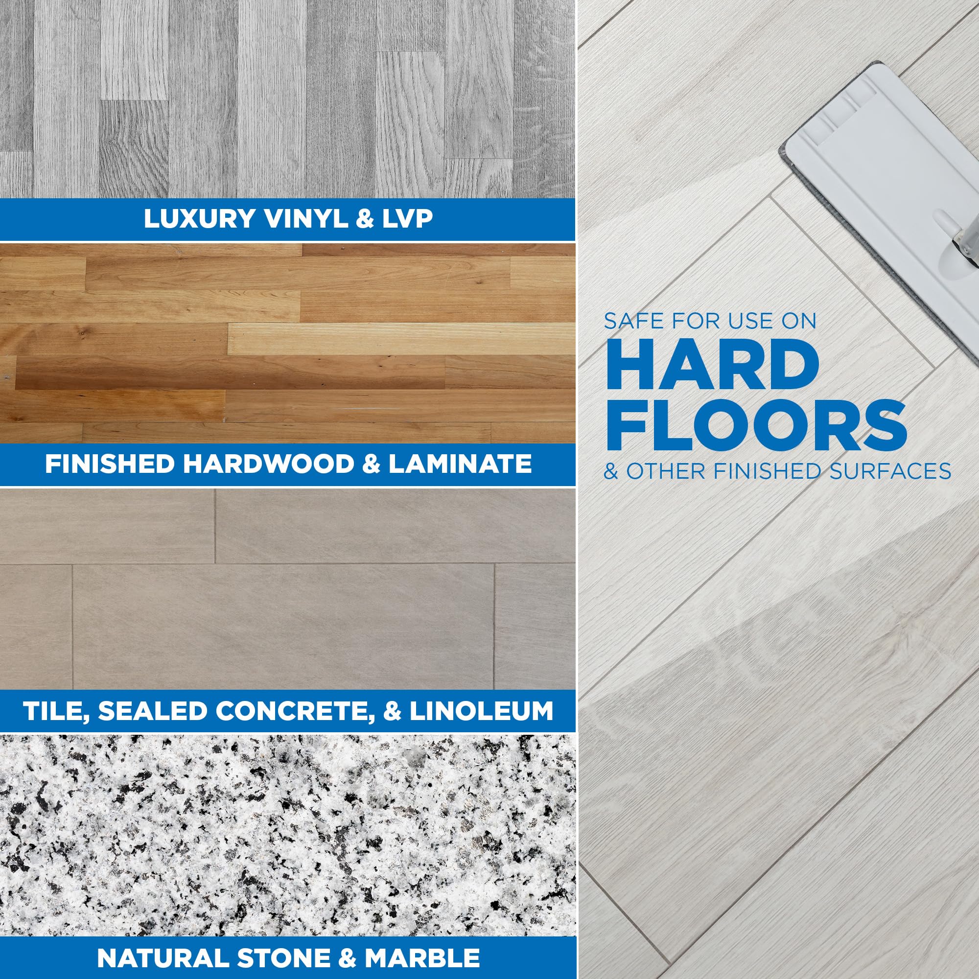 How to Clean Laminate Floors: A Simple Guide (2026) 2 Zep 3-in-1 Hard Floor Cleaner, 1 Gallon Concentrate for LVP, Tile & Marble | Cle - product photo