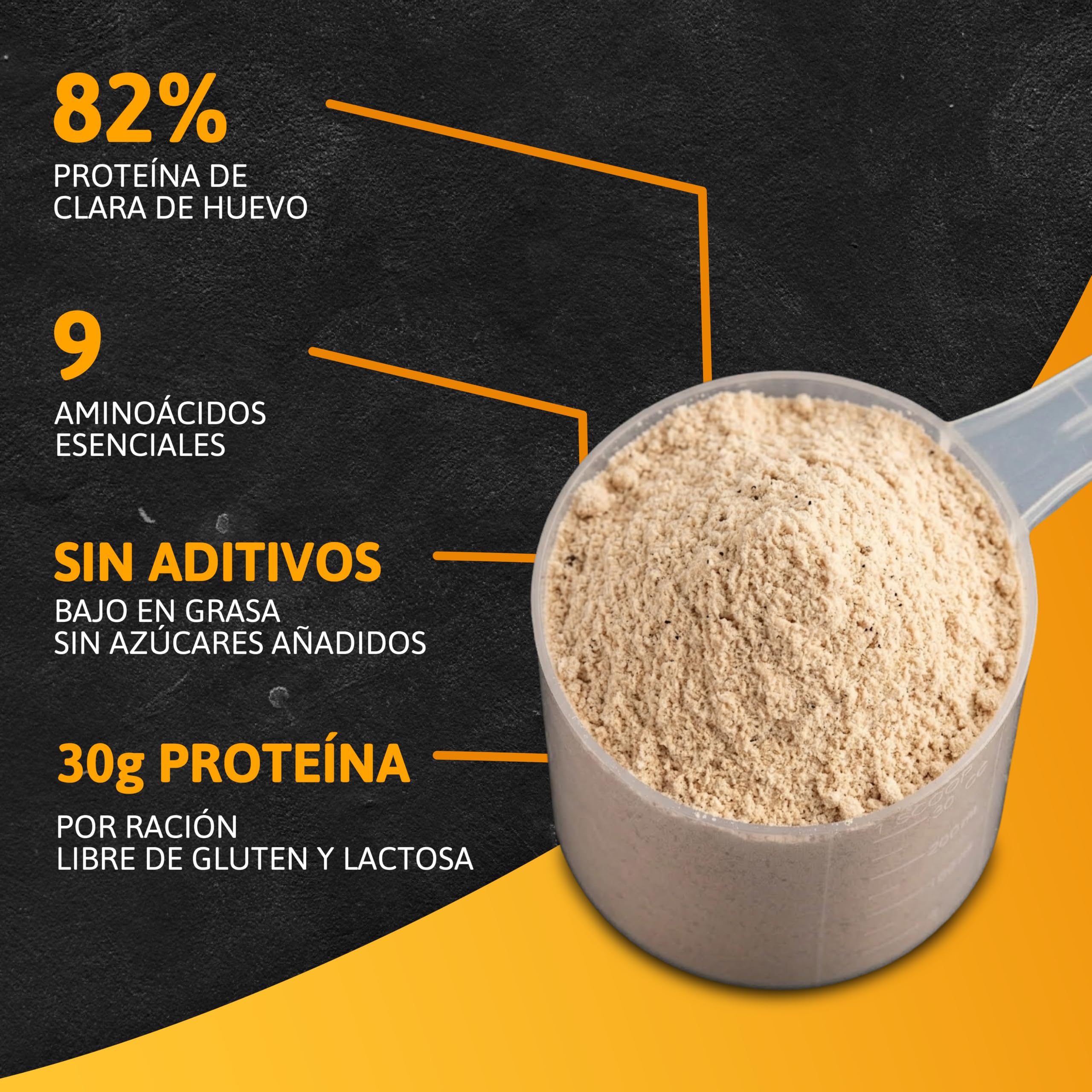Protéine Blanc d'Œuf en Poudre 1020g Saveur Caramel - Format XXL 34 Portions - Protéine Sans Lactose Sans Gluten - 24g de Protéines par Dose - Alternative Whey Prise de Masse Musculaire