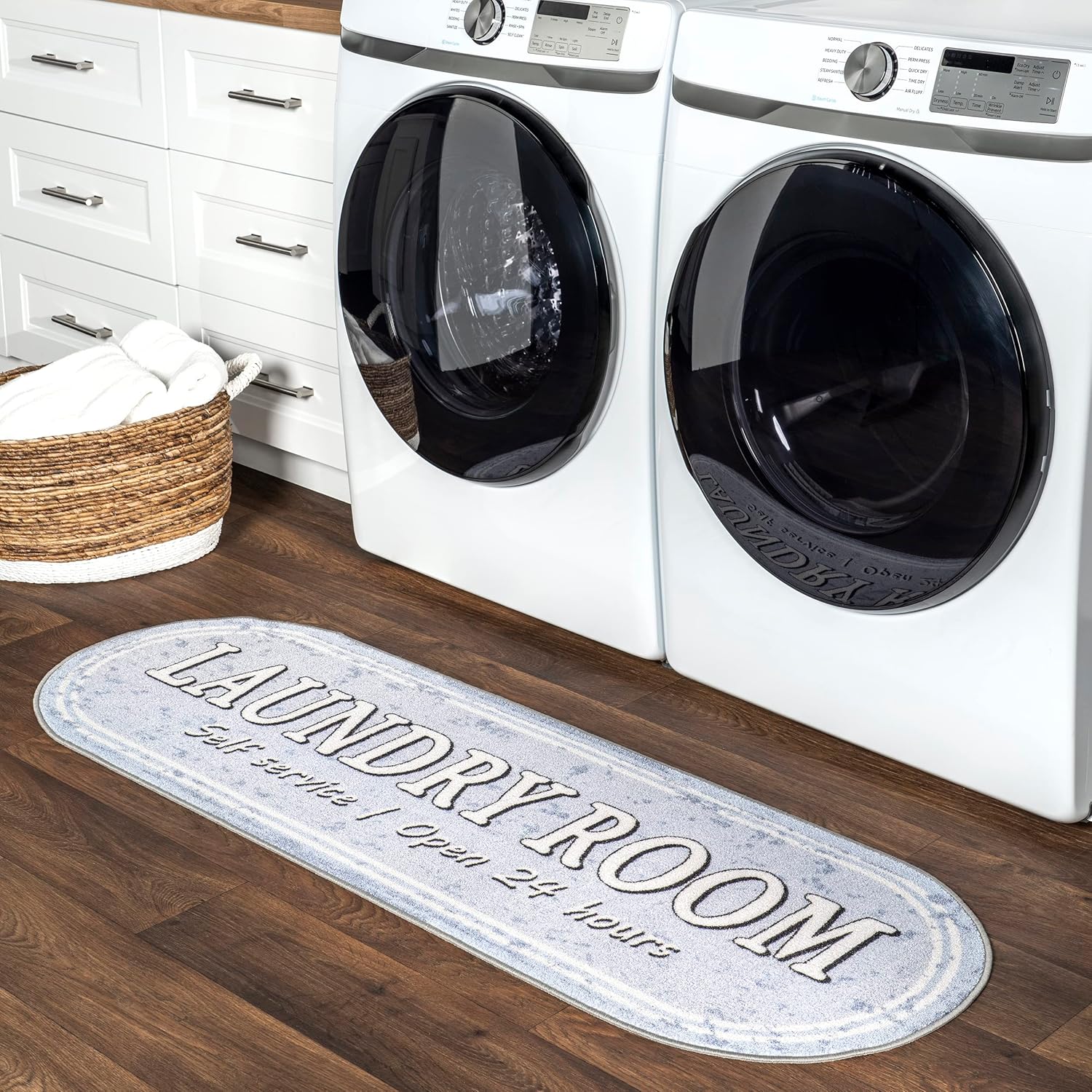 Amazon.com: nuLOOM Graphic Machine Washable Laundry Mat, 20