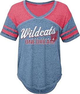 NCAA Junior Girls"Vintage" Short sleeve Football Tee