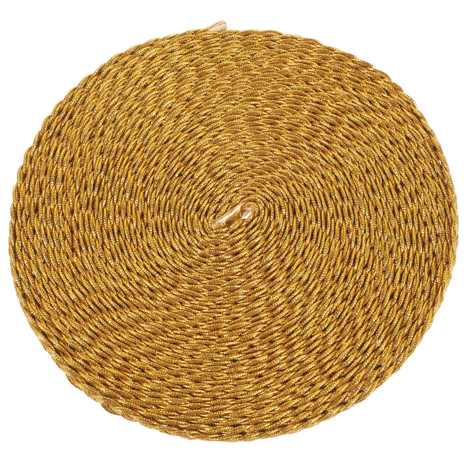 5 Piezas Ribete Trenzado Dorado para Decoración de Ropa y Cortinas Cinta Decorativa Elegante para Manualidades Diy Bordado Ornamental Versátil